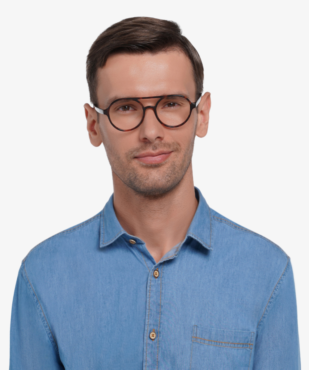 Elevate Aviator Tortoise Full Rim Eyeglasses | Eyebuydirect Canada