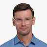 Higher Transparent AcétateMontures de lunettes de vue pour Hommes d'EyeBuyDirect