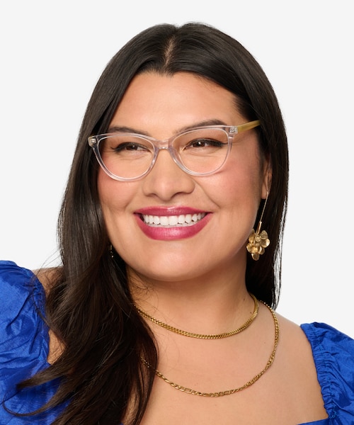 Sing Clear Yellow AcetateEyeglass Frames for Women from EyeBuyDirect
