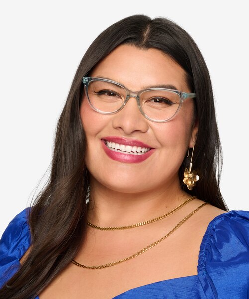 Sing Clear Blue AcetateEyeglass Frames for Women from EyeBuyDirect