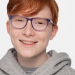 Steps Purple AcetateEyeglass Frames for Men from EyeBuyDirect