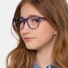 Steps Violet AcétateMontures de lunettes de vue pour Femmes d'EyeBuyDirect