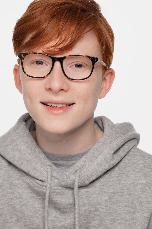 Steps Tortoise AcetateEyeglass Frames for Men from EyeBuyDirect