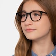 Steps Black AcetateEyeglass Frames for Women from EyeBuyDirect