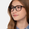 Steps Black AcetateEyeglass Frames for Women from EyeBuyDirect