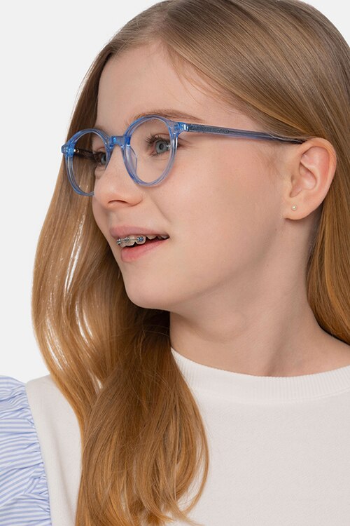 Excel Blue AcetateEyeglass Frames for Women from EyeBuyDirect