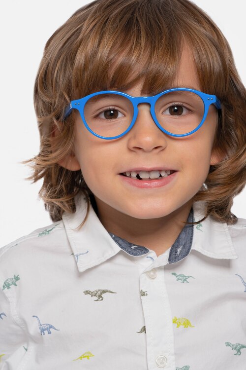 Magic Blue AcetateEyeglass Frames for Men from EyeBuyDirect