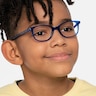 Leap Blue AcetateEyeglass Frames for Men from EyeBuyDirect