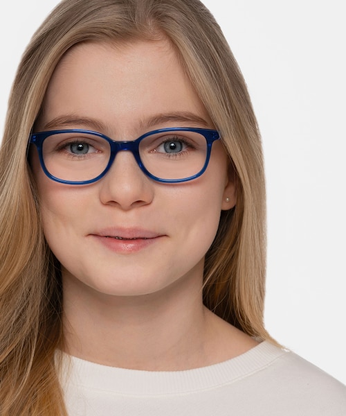 Leap Blue AcetateEyeglass Frames for Women from EyeBuyDirect