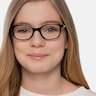 Leap Black AcetateEyeglass Frames for Women from EyeBuyDirect