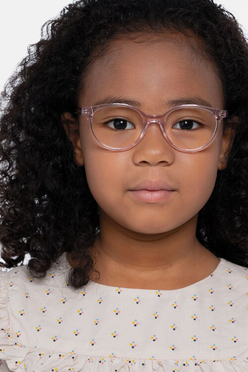 Trust Clear Pink AcetateEyeglass Frames for Women from EyeBuyDirect
