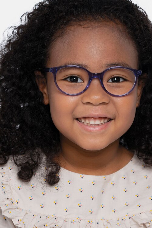 Trust Clear Purple AcetateEyeglass Frames for Women from EyeBuyDirect