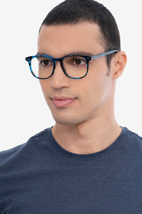 Ander Blue Tortoise AcetateEyeglass Frames for Men from EyeBuyDirect