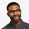 Ander Gray Clear AcetateEyeglass Frames for Men from EyeBuyDirect
