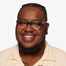 Caster Blue Striped AcetateEyeglass Frames for Men from EyeBuyDirect