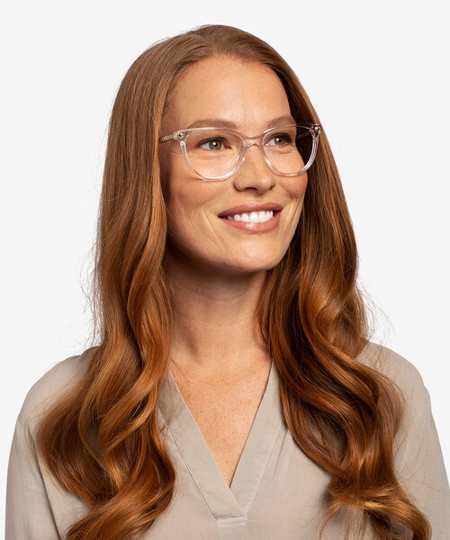 Leonie Clear AcetateEyeglass Frames for Women from EyeBuyDirect
