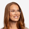 Leonie Clear AcetateEyeglass Frames for Women from EyeBuyDirect