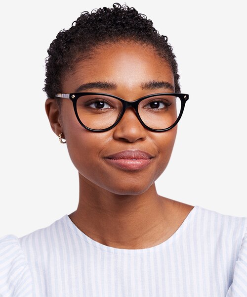 Leonie Black Tortoise AcetateEyeglass Frames for Women from EyeBuyDirect
