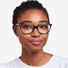 Leonie Black Tortoise AcetateEyeglass Frames for Women from EyeBuyDirect