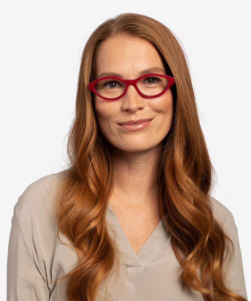 Passion Raspberry & Purple AcetateEyeglass Frames for Women from EyeBuyDirect