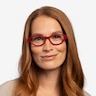 Passion Raspberry & Purple AcetateEyeglass Frames for Women from EyeBuyDirect
