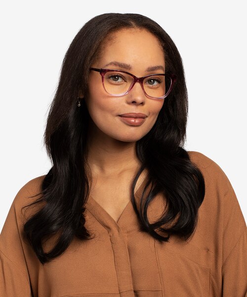 Rosalie Pink AcetateEyeglass Frames for Women from EyeBuyDirect