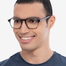 Orchid Gray AcetateEyeglass Frames for Men from EyeBuyDirect