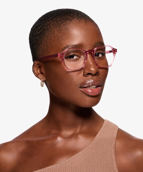 Orchid Clear Pink AcetateEyeglass Frames for Women from EyeBuyDirect
