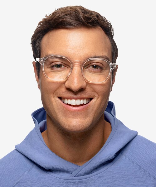 Orchid Clear AcetateEyeglass Frames for Men from EyeBuyDirect