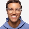 Orchid Clear AcetateEyeglass Frames for Men from EyeBuyDirect