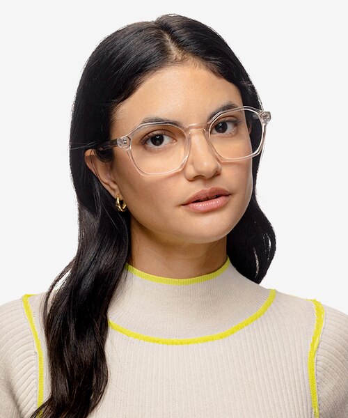 Orchid Clear AcetateEyeglass Frames for Women from EyeBuyDirect