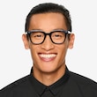 Romy Black AcetateEyeglass Frames for Men from EyeBuyDirect