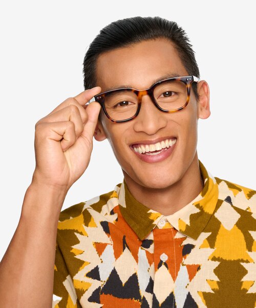 Romy Tortoise AcetateEyeglass Frames for Men from EyeBuyDirect