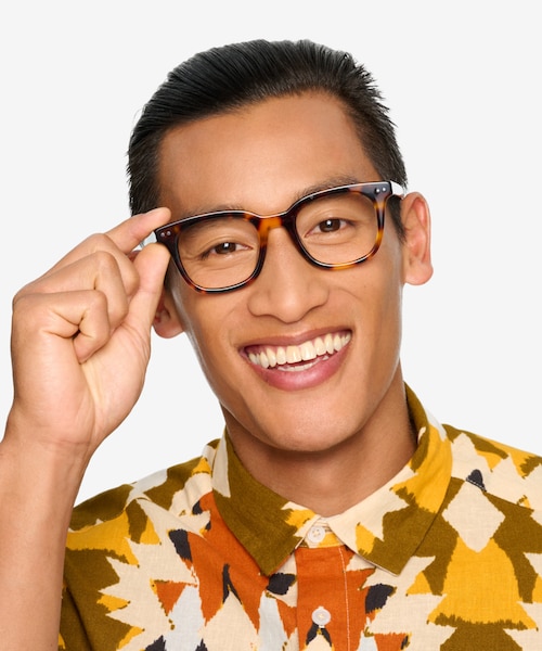 Romy Tortoise AcetateEyeglass Frames for Men from EyeBuyDirect