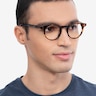 Flora Tortoise AcetateEyeglass Frames for Men from EyeBuyDirect