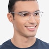 Flora Clear AcetateEyeglass Frames for Men from EyeBuyDirect
