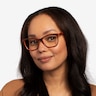 Hedera Burgundy Orange AcetateEyeglass Frames for Women from EyeBuyDirect