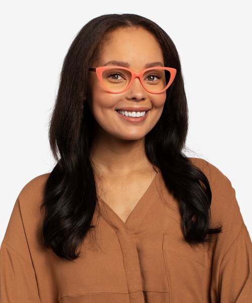 Anastasia Coral & Tortoise AcetateEyeglass Frames for Women from EyeBuyDirect