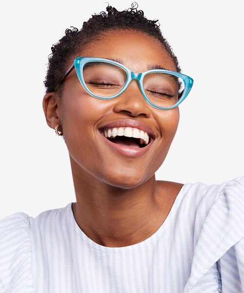 Anastasia Turquoise & Tortoise AcetateEyeglass Frames for Women from EyeBuyDirect