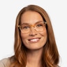 Yana Clear Melon AcetateEyeglass Frames for Women from EyeBuyDirect