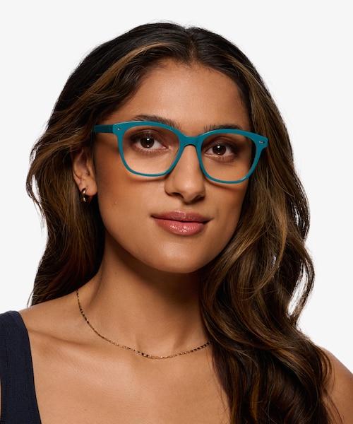 Yana Teal AcetateEyeglass Frames for Women from EyeBuyDirect