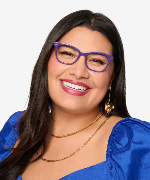 Yana Purple AcetateEyeglass Frames for Women from EyeBuyDirect