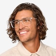 Forte Clear Plastic, MetalEyeglass Frames for Men from EyeBuyDirect