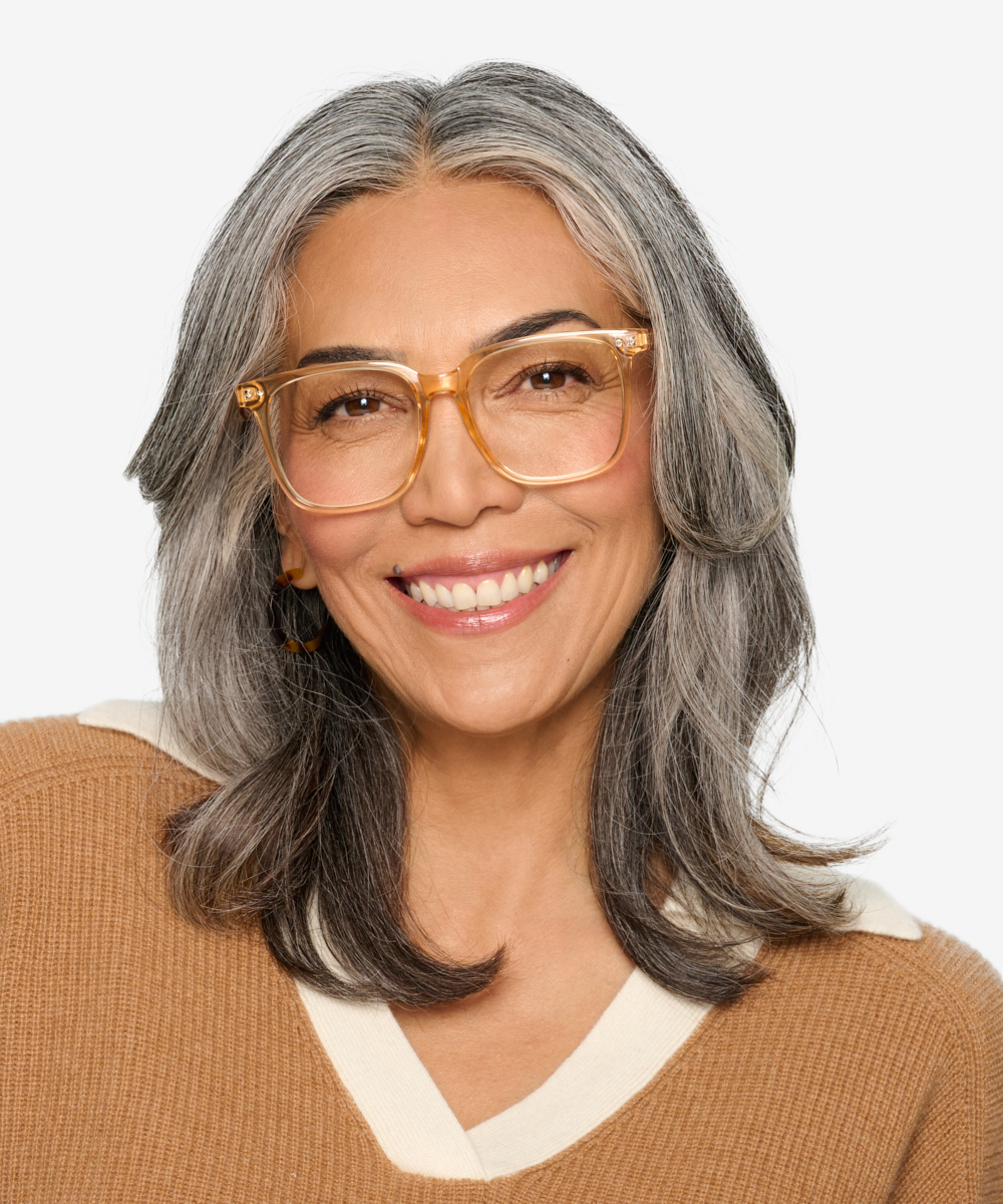 Piano Square Melon Full Rim Eyeglasses Eyebuydirect