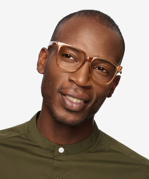 Piano Brown PlasticEyeglass Frames for Men from EyeBuyDirect