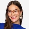 Piano Brown PlasticEyeglass Frames for Women from EyeBuyDirect