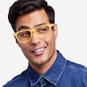Milo Yellow PlasticEyeglass Frames for Men from EyeBuyDirect