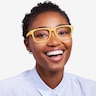 Milo Yellow PlasticEyeglass Frames for Women from EyeBuyDirect