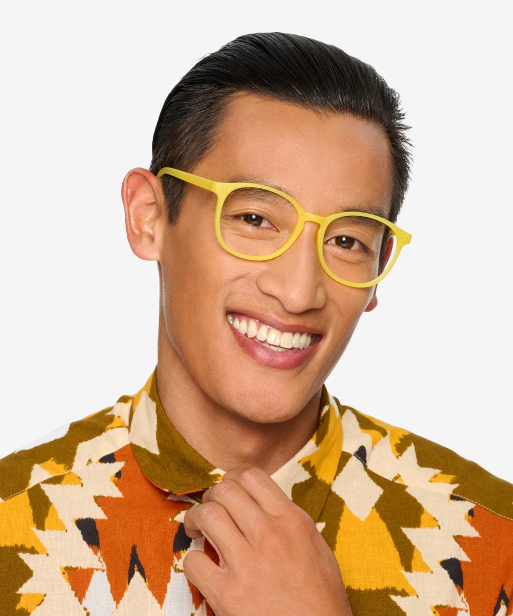 Lunette verre best sale jaune homme