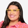 Dutchess Yellow PlasticEyeglass Frames for Women from EyeBuyDirect